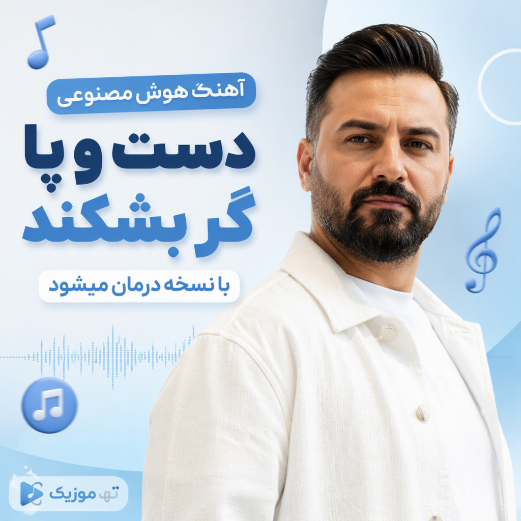 دانلود آهنگ هوش مصنوعی دست و پا گر بشکند با نسخه درمان میشود